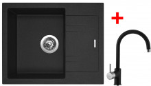 Sinks LINEA 600 N Granblack+VITALIA...